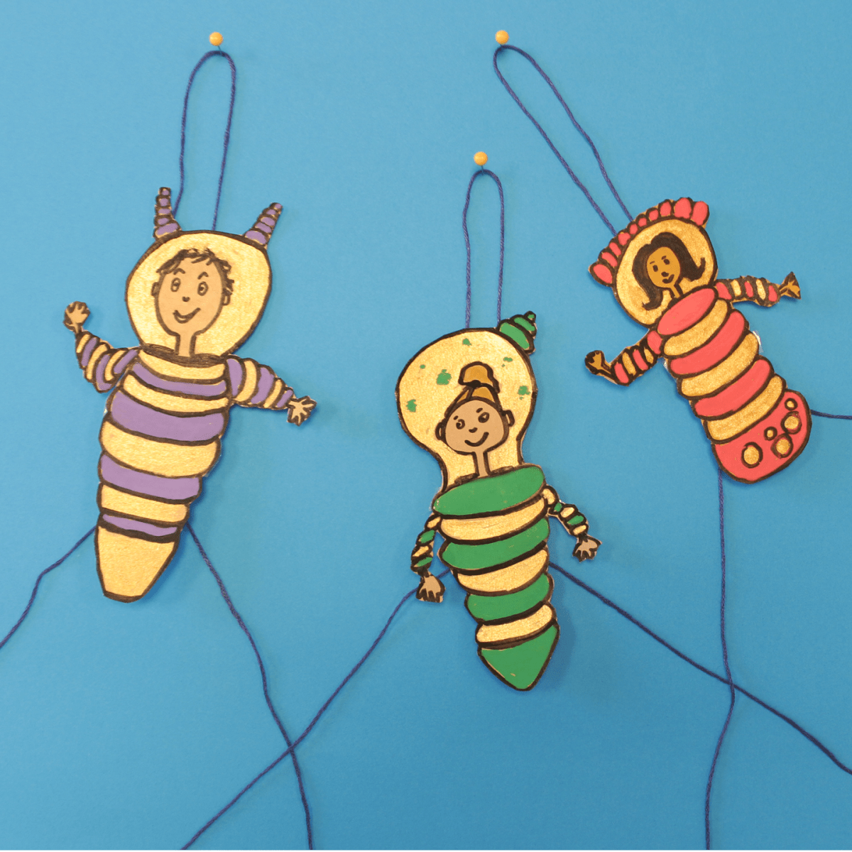 Les bonshommes qui s'envolent