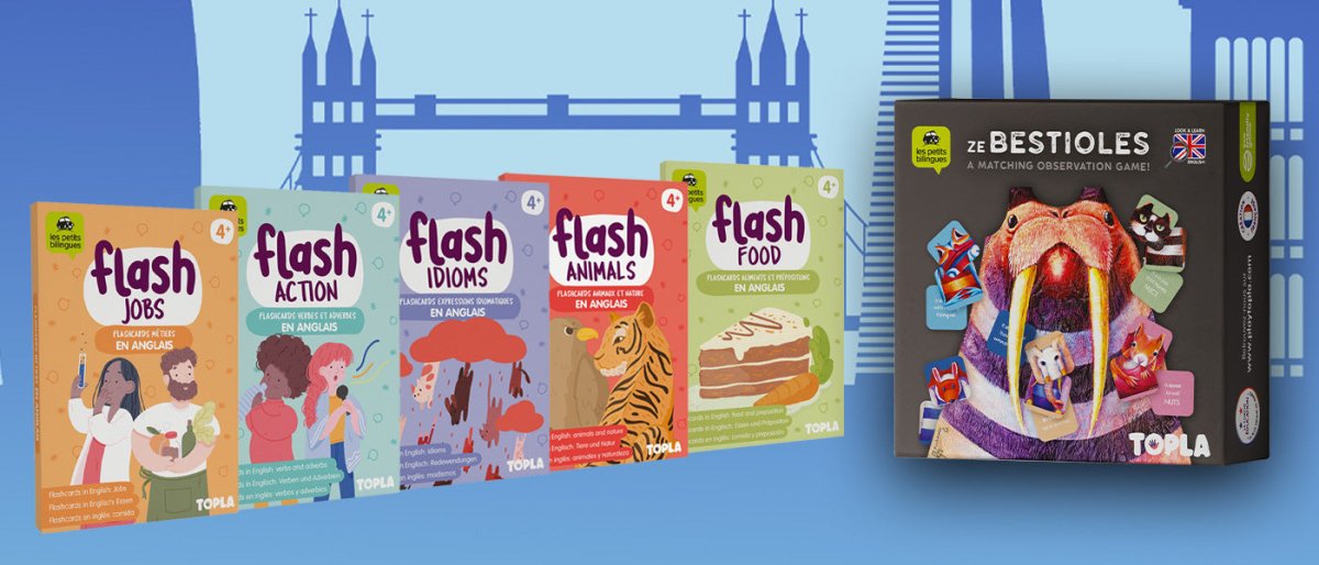 Nos jeux pour apprendre l’anglais - Topla
