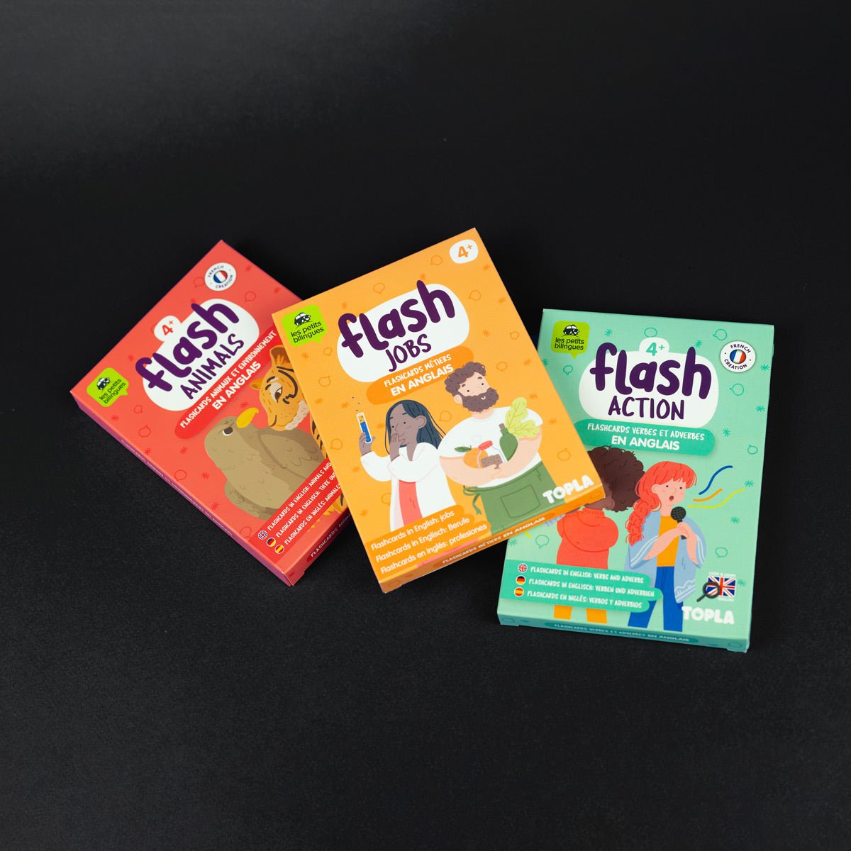 Flash Animals - Grandes images illustrées pour apprendre les animaux en anglais