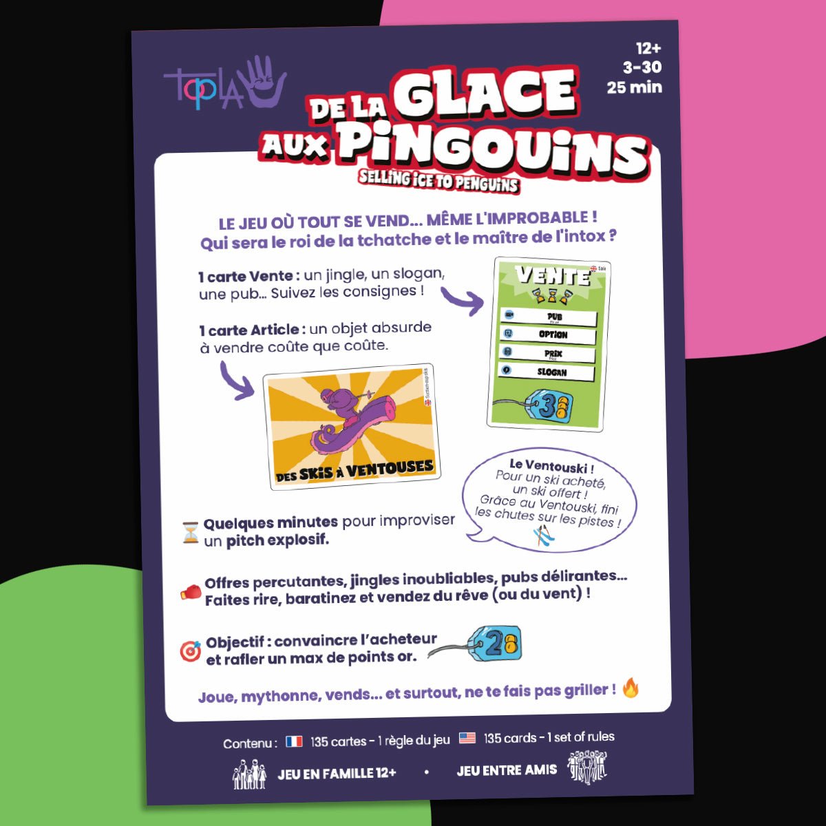 De la Glace aux Pingouins - Le jeu d'ambiance et d'imagination