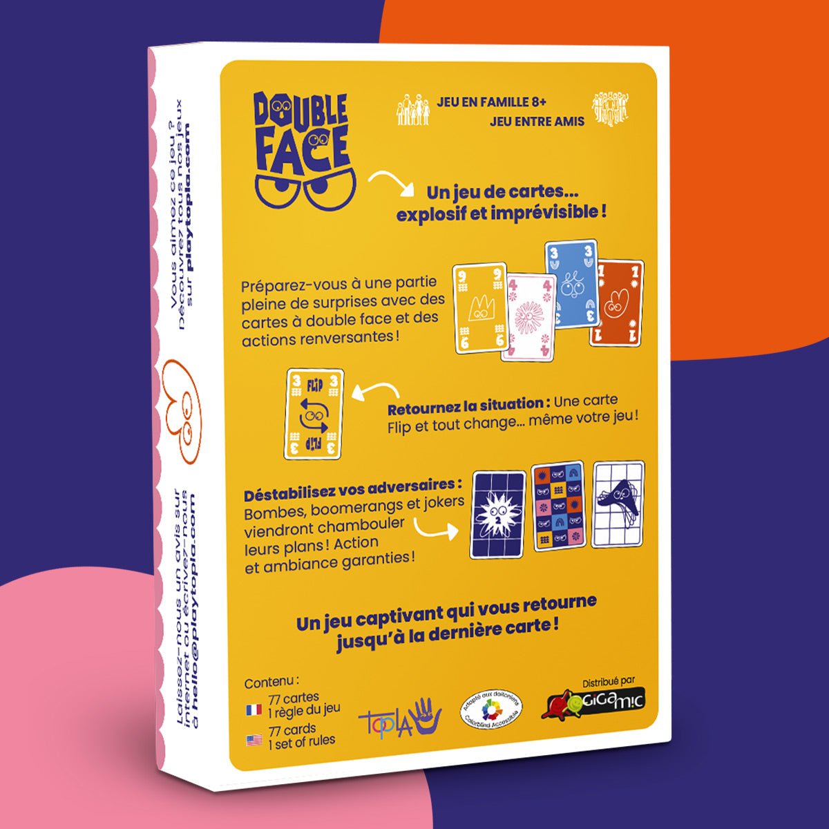 Double Face - Le jeu de cartes qui te retourne