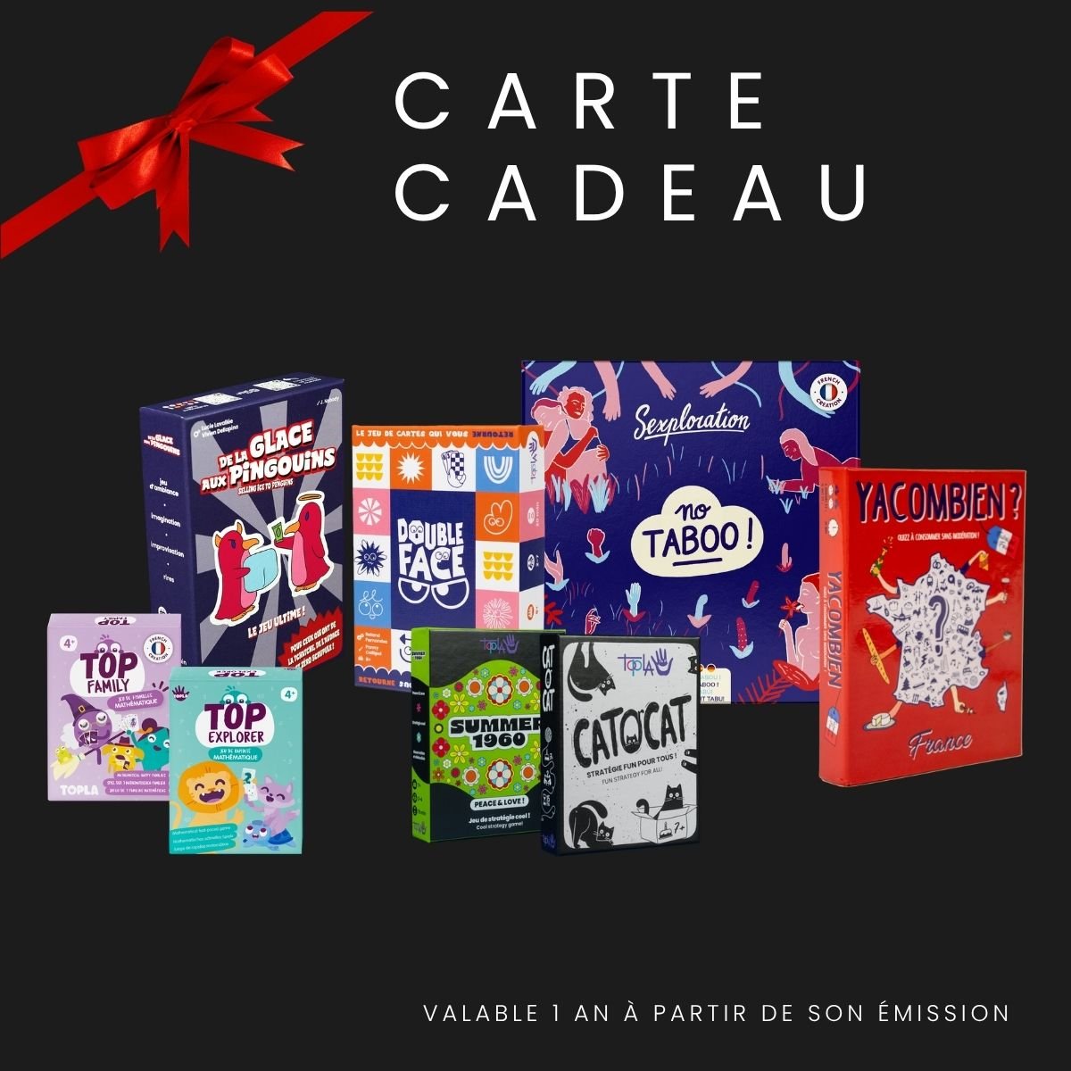 Carte cadeau TOPLA (dématérialisée - sans livraison)