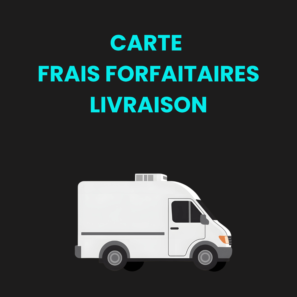 Carte Frais forfaitaires de livraison
