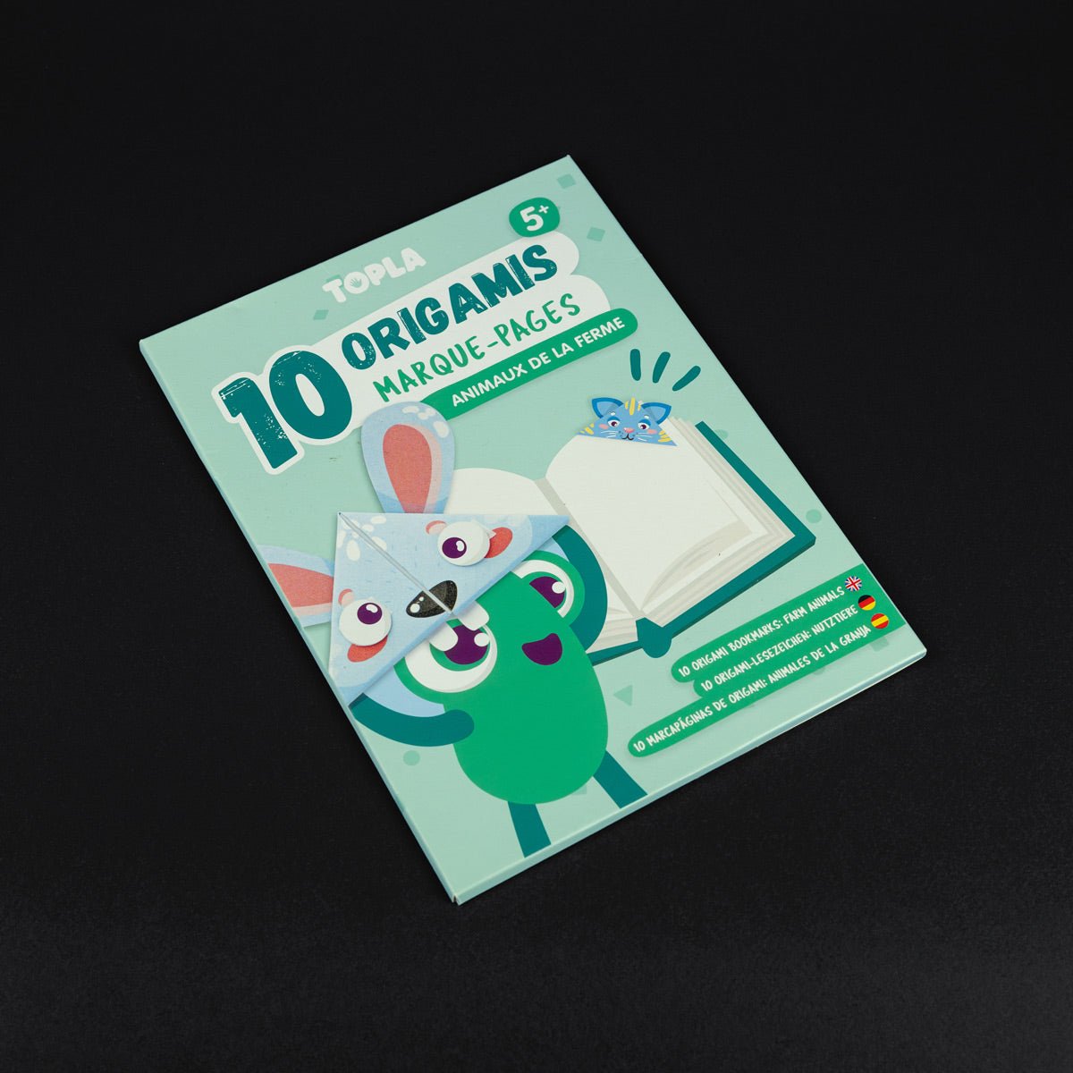 10 Origamis marque-pages Animaux de la ferme