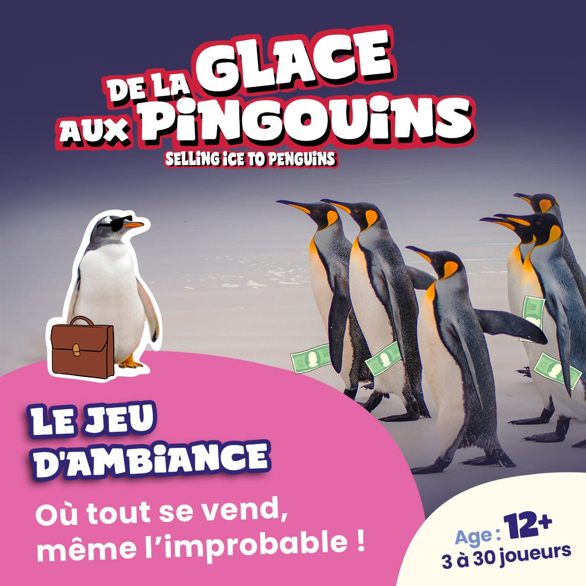 De la Glace aux Pingouins - Le jeu d'ambiance et d'imagination