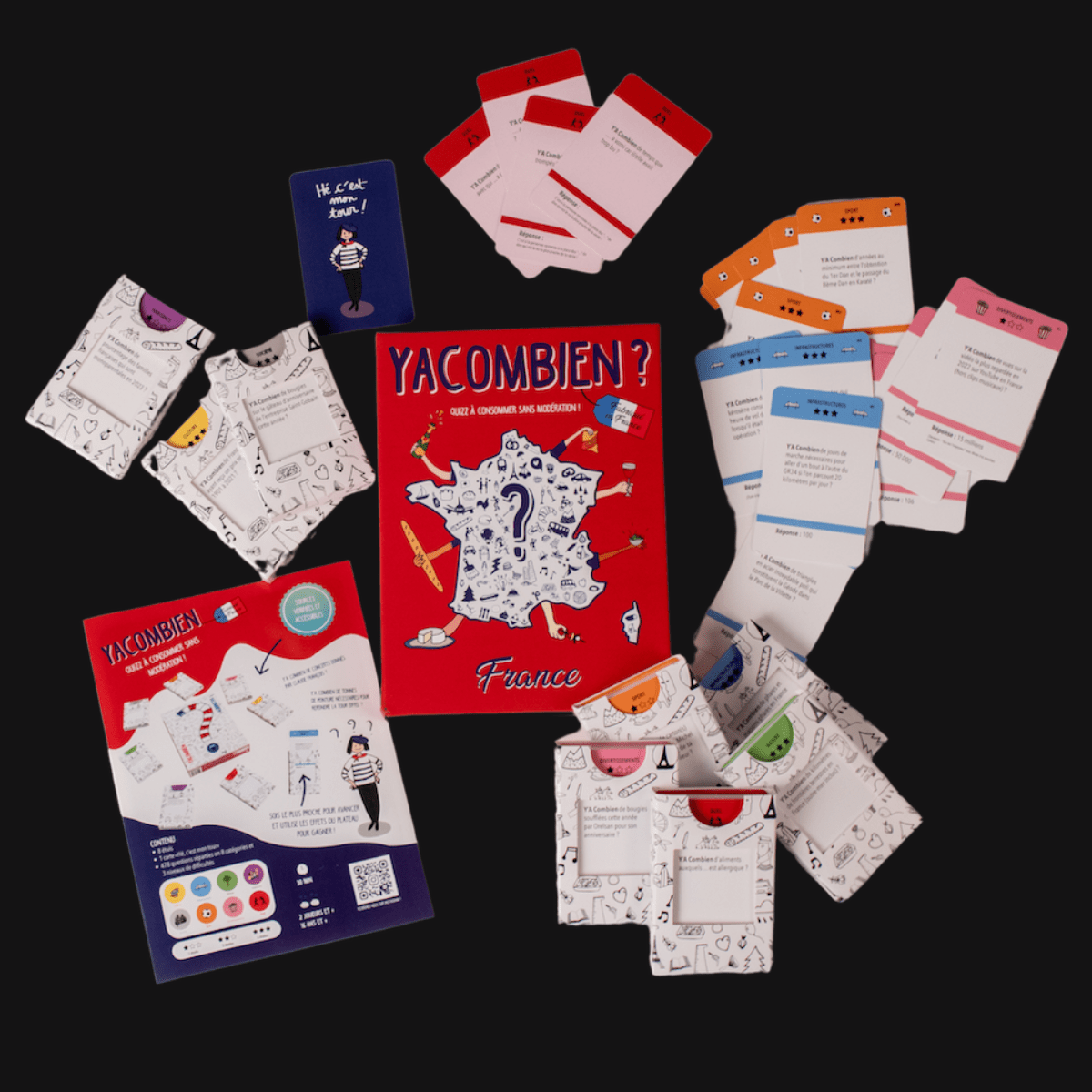 YACOMBIEN - Jeu de société et d'ambiance sur la France