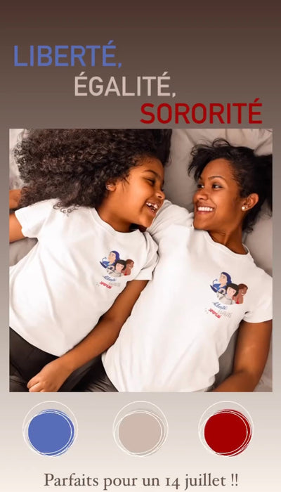 T-shirt - Liberté, Égalité, Sororité - Topla