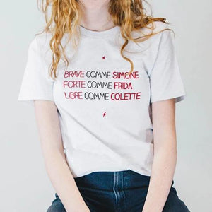 ADULTE - T-shirt - Simone, Frida et Colette - Topla - apprendre en s'amusant