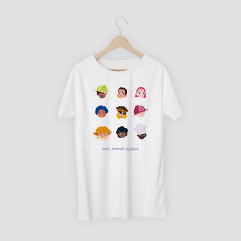 ENFANT - T-shirt, Métiers de demain - Topla - apprendre en s'amusant